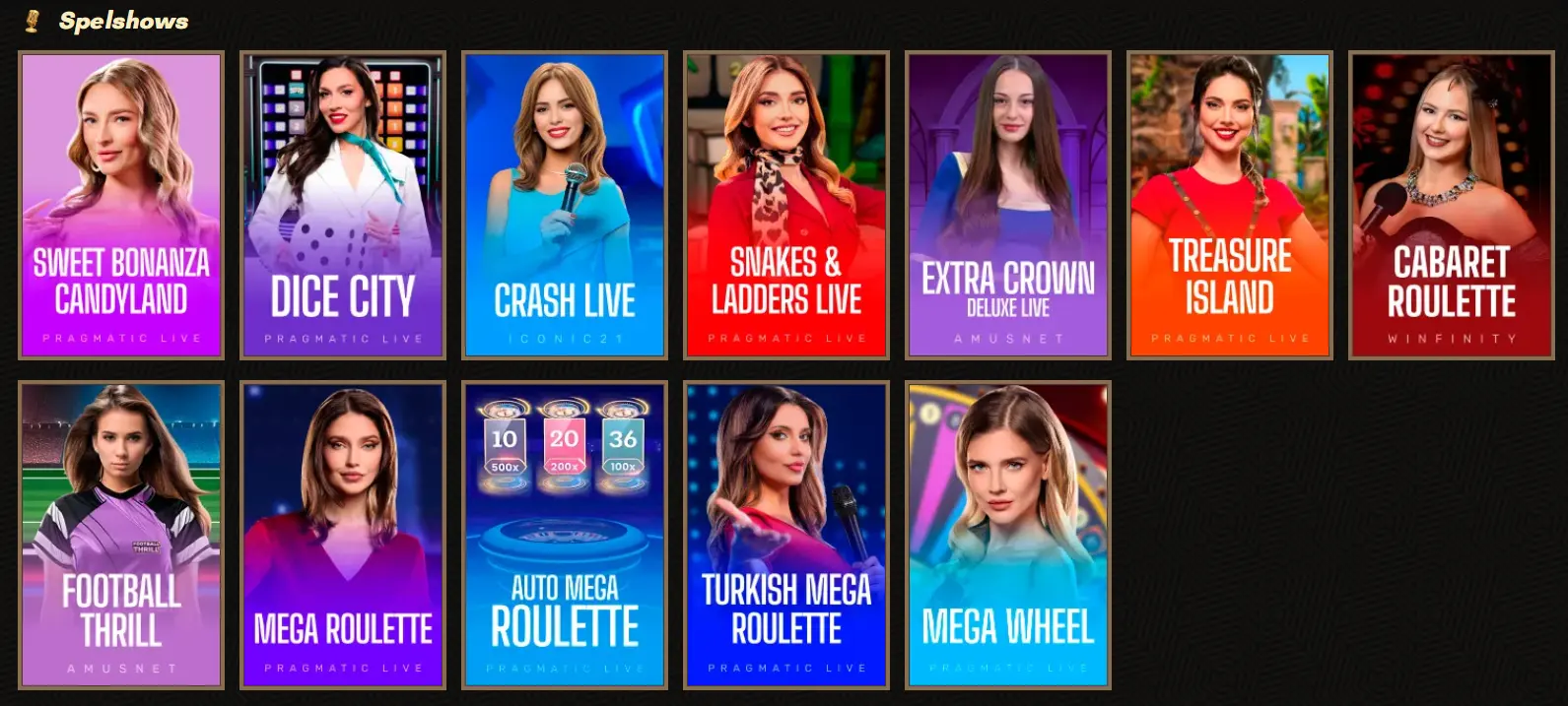 sankra casino spelshows